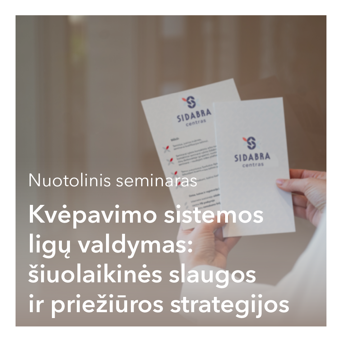 Nuotolinis seminaras. Kvėpavimo sistemos ligų valdymas: šiuolaikinės slaugos ir priežiūros strategijos