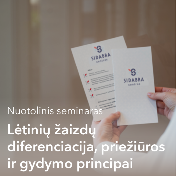 04-16d. Nuotolinis seminaras. Lėtinių žaizdų diferenciacija, priežiūros ir gydymo principai